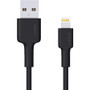 AUKEY USB-A to Lightning Cable Mfi Certified Nylon Braided - 9.8 ft (3 m) Lightning/USB Data Transfer Cable for Computer - First End: (Fleet Network)