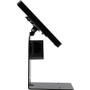 CTA Digital POS Station with Printer Stand, Magnetic Scanner, Card Reader Holder, and Black Universal Security Enclosure - Steel, (Fleet Network)