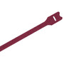 Panduit Hook and Loop Cable Ties - Cable Tie - Maroon - 10 Pack (Fleet Network)