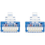 Tripp Lite series Cat6a 10G Certified Molded Ultra-Slim UTP Ethernet Cable (RJ45 M/M), Blue, 1 ft. - 1 ft (0.30 m) Category 6a Network (N261-UR01-BL)