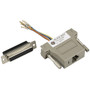 Black Box 8-Wire Modular Adapter Kit DB25 Female to RJ45 Female - 1 x 25-pin DB-25 Female - 1 x RJ-45 Network - Female - Gray (Fleet Network)