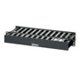 Panduit PatchLink WMPSE Cable Manager - Cable Manager - Black - 1U Rack Height x 19" Panel Width x 19" (482.60 mm) Length - ABS - 1 (Fleet Network)