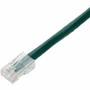 AddOn 13in Green CAT 6A PVC Ethernet Cable Non-Booted RJ-45 M/M - 1.1 ft (0.33 m) Category 6a Network Cable for Patch Panel, Hub, - 1 (ADD-13INCAT6ANB-GN)