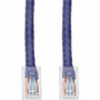AddOn 13in Purple CAT 6A PVC Ethernet Cable Non-Booted RJ-45 M/M - 1.1 ft (0.33 m) Category 6a Network Cable for Patch Panel, Hub, - 1 (Fleet Network)