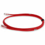 AddOn 9ft Red CAT 6A Shielded PVC Ethernet Cable Snagless Easy Clear Boot RJ-45 M/M - 9 ft (2.74 m) Category 6a Network Cable for - 1 (ADD-9FCAT6ASTP-RD)