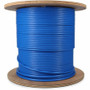 AddOn 500ft Non-Terminated Blue CAT 6A Shielded Plenum-Rated Bulk Cable - 500 ft (152.40 m) Category 6a Network Cable for Network - - (ADD-500FCAT6ASPNT-BE)