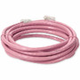AddOn 7ft Pink CAT 6 PVC Ethernet Cable Non-Booted RJ-45 M/M - 7 ft (2.13 m) Category 6 Network Cable for Network Device - First End: (ADD-7FCAT6NB-PK)