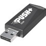 Patriot Memory Push+ USB 3.2 GEN. 1 FLASH DRIVE - 128 GB - USB 3.2 (Gen 1) - Black - 2 Year Warranty (PSF128GPSHB32U)