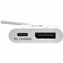 Tripp Lite series U444-06N-DP8WC USB-C to DisplayPort Adapter Cable, M/F, White, 6 in. - 1 x Type C USB 3.1 (Gen 1) USB Male - 1 x 1.4 (U444-06N-DP8WC)