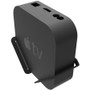 Rack Solutions 104-6099 tvTray Wall Mount for Apple TV 4K/4th Gen - Black Steel Compact Shelf