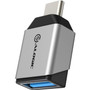 Alogic Ultra Mini USB-C to USB-A Adapter -Space Grey - 1 x Type A USB 3.1 (Gen 1) USB Female - 1 x Type C USB 3.1 (Gen 1) USB Male - - (Fleet Network)