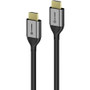 Alogic 2m Ultra 8K HDMI to HDMI Cable - V2.1 - Space Grey - 6.6 ft (2 m) HDMI A/V Cable for Audio/Video Device, Notebook, PC, Gaming - (Fleet Network)