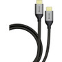 Alogic 2m Ultra 8K HDMI to HDMI Cable - V2.1 - Space Grey - 6.6 ft (2 m) HDMI A/V Cable for Audio/Video Device, Notebook, PC, Gaming - (ULHD02-SGR)