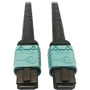 Tripp Lite series N846D-03M-24AAQ 400G Multimode 50/125 OM4 Fiber Optic Cable, Aqua, 3 m - 9.8 ft (3 m) Fiber Optic Network Cable for (N846D-03M-24AAQ)