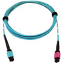 Tripp Lite series N846D-03M-24DAQ 400G Multimode 50/125 OM4 Fiber Optic Cable, Aqua, 3 m - 9.8 ft (3 m) Fiber Optic Network Cable for (N846D-03M-24DAQ)