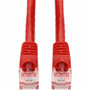 AddOn 5ft Red CAT 6A PVC Ethernet Cable Snagless Bubble Boot RJ-45 M/M - 5 ft (1.52 m) Category 6a Network Cable for Network Device - (Fleet Network)