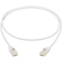 Tripp Lite Safe-IT N261AB-S03-WH Cat.6a UTP Network Cable - 3 ft (0.91 m) Category 6a Network Cable for Network Device, Patch Panel, - (N261AB-S03-WH)
