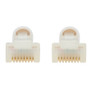 Tripp Lite Safe-IT N261AB-S10-WH Cat.6a UTP Network Cable - 10 ft (3.05 m) Category 6a Network Cable for Network Device, Patch Panel, (N261AB-S10-WH)