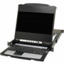 Tripp Lite series B030-DP16-17D 16-Port DisplayPort KVM Switch Console - 16 Computer(s) - 17" LCD - Full HD - 1920 x 1080 - 16:9 - 18 (B030-DP16-17D)