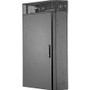 Panduit TrueEdge Vertical Wall Mount Enclosure, 3RU, Black - For Server, Switch, Networking - 3U Rack Height - Wall Mountable Enclosed (Fleet Network)