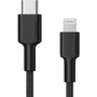 AUKEY USB-C to Lightning PD Charging Cable - 6.6 ft (2 m) Lightning/USB-C Data Transfer Cable for iPhone, MacBook, iPad Pro, iPad Air, (CB-CL2)