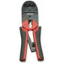 Manhattan Universal Modular Plug Crimping Tool, For RJ45, RJ12 and RJ11 modular plugs - 8.46" (215 mm) Length - Hardened Steel - 12.63 (211048)