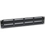 Intellinet Cat5e UTP 48 Port Patch Panel Black 19 Inch Wide Rack-mountable RJ-45 High S X 513579