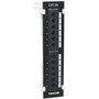 Intellinet Cat5e UTP 12 Port Wall Mount Patch Panel Black Mountable Wall-mount RJ-45 S X 162470