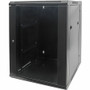 Intellinet Network Cabinet, Wall Mount (Double Section), 9U, 550mm Depth, Black, Assembled, Max 30kg, 19" , Three Year Warranty - For (Fleet Network)