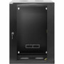 Intellinet Wall Mount Network Cabinet Double Section Depth Black Flatpack Max 19 Inch Three Year Warranty For 713887