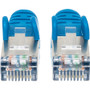 Manhattan Cat6a S/FTP Patch Cable, 10 ft., Blue - 10 ft (3.05 m) Category 6a Network Cable for Network Device, Modem, Router - First 1 (741491)