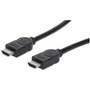Manhattan High Speed HDMI Cable - 3.3 ft (1 m) HDMI A/V Cable for Audio/Video Device, TV, Blu-ray Player, Gaming Console, Stereo PC - (Fleet Network)