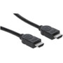Manhattan High Speed HDMI Cable - 3.3 ft (1 m) HDMI A/V Cable for Audio/Video Device, TV, Blu-ray Player, Gaming Console, Stereo PC - (308816)