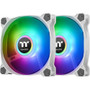Thermaltake Pure Duo 14 ARGB Sync Radiator Fan (2-Fan Pack)-White - 2 Pack - 5.51" (140 mm) Maximum Fan Diameter - 2 x Fan(s) - 82.23 (Fleet Network)