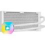 Corsair iCUE ELITE CAPELLIX Liquid CPU Cooler In White With Dual Fans And Magnetic Levitation Technology Fan Rpm S X CW-9060050-WW