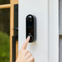 Arlo Essential Wire-Free Video Doorbell, Black - AVD2001B - Arlo Essential Wire-Free Video Doorbell - HD Video, 180&deg; View, Night 2 (AVD2001B-100NAS)
