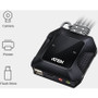 Aten CS22H 2-Port USB 4K HDMI Cable KVM Switch with Remote Port Selector - 4096 x 2160 - 5 USB - 3 HDMI