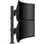 Atdec Desk Mount for Monitor, Curved Screen Display, Flat Panel Display, All-in-One Computer - Black - Landscape/Portrait - Height - 2 (Fleet Network)