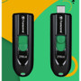 Transcend JetFlash 790C 256GB USB 3.2 (Gen 1) Type C Flash Drive - 256 GB - USB 3.2 (Gen 1) Type C - Black (TS256GJF790C)
