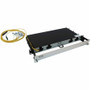 Tripp Lite series N48S-2M24L12-10 Preloaded Fiber Panel - 12 x Duplex - 1U High - Aqua, Black, White - 19" Wide - Rack-mountable (N48S-2M24L12-10)