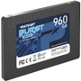 Patriot Memory Burst Elite 960 GB Solid State Drive - 2.5" Internal - SATA (SATA/600) - Desktop PC, Notebook Device Supported - 400 TB (PBE960GS25SSDR)