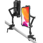 CTA Digital Clamp Mount for Tablet, iPad, iPad mini, iPad Air, iPad Pro, Tablet Case - 14" Screen Support - Metal, Rubber (Fleet Network)