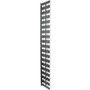 Rack Solutions 50U Vertical Cable Bar (11in) for 111 Open Frame Rack - Cable Management Bar - Black Powder Coat - 50U Rack Height (Fleet Network)