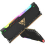 Patriot Memory Viper Steel RGB 16GB (2 x 8GB) DDR4 SDRAM Memory Kit - For Computer, Motherboard - 16 GB (2 x 8GB) - DDR4 SDRAM - 3200 (PVSR416G320C8K)