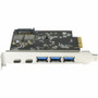Vantec 5 Port USB 3.2 PCIe Host Card Total With Dual C And Triple A Ports Express Plug-in UASP PCI S UGT-PC3A2C