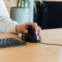 R-Go HE ergonomic mouse - large, left, wireless (RGOHELELA)