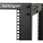 StarTech.com 25U Open Frame Server Rack - Adjustable Depth - 4-Post Data Rack - w/ Casters/Levelers/Cable Management Hooks - Store and (4POSTRACK25U)