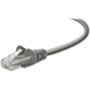 Belkin Cat5e Network Cable - RJ-45 Male Network - RJ-45 Male Network - 30.48m - Gray (Fleet Network)