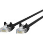 Belkin Cat5e Network Cable - RJ-45 Male Network - RJ-45 Male Network - 9.14m - Black (Fleet Network)