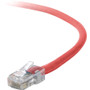 Belkin Cat5e Crossover Cable - RJ-45 Male Network - RJ-45 Male Network - 0.3m - Red (Fleet Network)